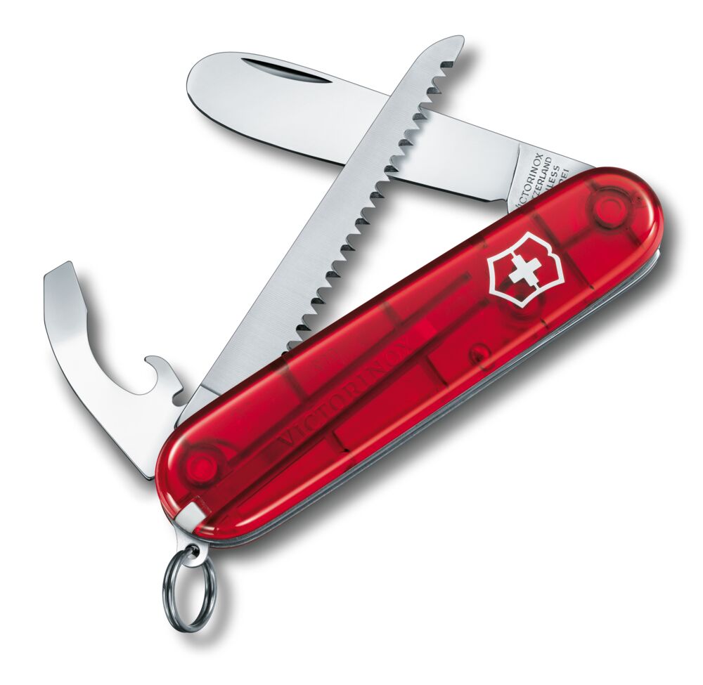 My First Victorinox, rot transparent